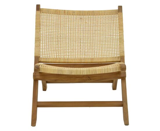 Καρέκλα Jerenze pakoworld φυσικό teak ξύλο-rattan 65x78x68εκ - ΚΑΡΕΚΛΕΣ - ΠΟΛΥΘΡΟΝΕΣ στο Milonadakis.gr