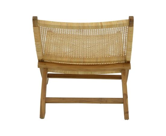 Καρέκλα Jerenze pakoworld φυσικό teak ξύλο-rattan 65x78x68εκ - ΚΑΡΕΚΛΕΣ - ΠΟΛΥΘΡΟΝΕΣ στο Milonadakis.gr