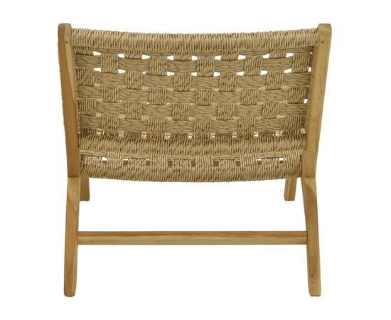 Καρέκλα Foldere pakoworld φυσικό teak ξύλο-σχοινί 65x78x68εκ - ΚΑΡΕΚΛΕΣ - ΠΟΛΥΘΡΟΝΕΣ στο Milonadakis.gr