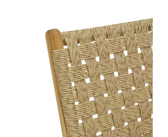 Καρέκλα Foldere pakoworld φυσικό teak ξύλο-σχοινί 65x78x68εκ - ΚΑΡΕΚΛΕΣ - ΠΟΛΥΘΡΟΝΕΣ στο Milonadakis.gr