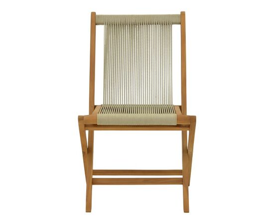 Καρέκλα Banou pakoworld teak ξύλο και σχοινί σε φυσική απόχρωση 51.5x58x88εκ - ΚΑΡΕΚΛΕΣ - ΠΟΛΥΘΡΟΝΕΣ στο Milonadakis.gr