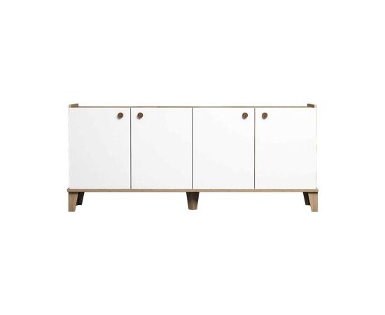 Μπουφές Lethak pakoworld σε oak-λευκή απόχρωση 180x41x78εκ - ΜΠΟΥΦΕΔΕΣ-ΚΟΝΣΟΛΕΣ στο Milonadakis.gr