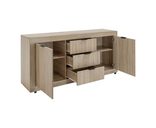 Μπουφές Doha pakoworld σε sonoma απόχρωση 180x45x80.5εκ - ΜΠΟΥΦΕΔΕΣ-ΚΟΝΣΟΛΕΣ στο Milonadakis.gr