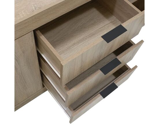 Μπουφές Doha pakoworld σε sonoma απόχρωση 180x45x80.5εκ - ΜΠΟΥΦΕΔΕΣ-ΚΟΝΣΟΛΕΣ στο Milonadakis.gr