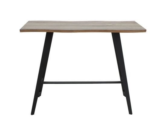 Tραπέζι μπαρ Fortitude pakoworld MDF καρυδί - πόδι μαύρο 140x70x103.5εκ - ΤΡΑΠΕΖΙΑ ΚΟΥΖΙΝΑΣ στο Milonadakis.gr