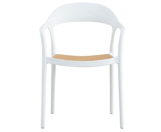 Πολυθρόνα Ember pakoworld με UV protection PP μπεζ- λευκό 52.5x56.5x81εκ. - ΚΑΡΕΚΛΕΣ - ΠΟΛΥΘΡΟΝΕΣ στο Milonadakis.gr