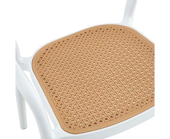 Πολυθρόνα Ember pakoworld με UV protection PP μπεζ- λευκό 52.5x56.5x81εκ. - ΚΑΡΕΚΛΕΣ - ΠΟΛΥΘΡΟΝΕΣ στο Milonadakis.gr