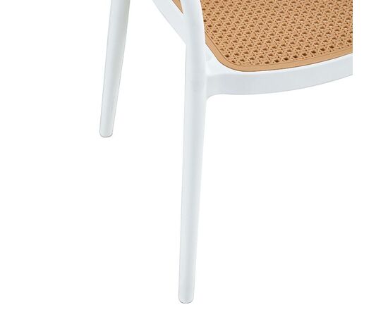 Πολυθρόνα Ember pakoworld με UV protection PP μπεζ- λευκό 52.5x56.5x81εκ. - ΚΑΡΕΚΛΕΣ - ΠΟΛΥΘΡΟΝΕΣ στο Milonadakis.gr