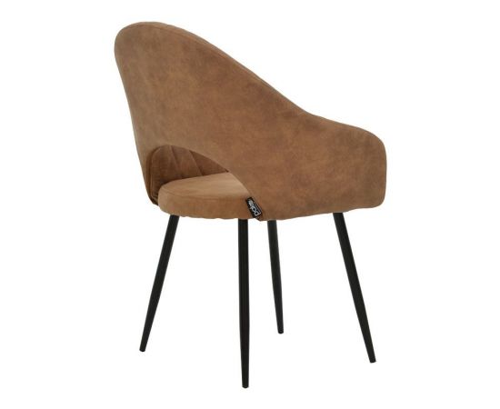 Πολυθρόνα Macie pakoworld ύφασμα καφέ antique-μαύρο 58x50x85εκ - ΚΑΡΕΚΛΕΣ - ΠΟΛΥΘΡΟΝΕΣ ΕΣ. στο Milonadakis.gr