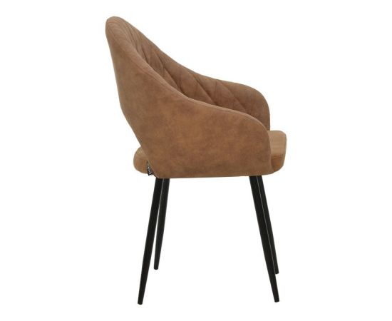 Πολυθρόνα Macie pakoworld ύφασμα καφέ antique-μαύρο 58x50x85εκ - ΚΑΡΕΚΛΕΣ - ΠΟΛΥΘΡΟΝΕΣ ΕΣ. στο Milonadakis.gr