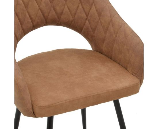 Πολυθρόνα Macie pakoworld ύφασμα καφέ antique-μαύρο 58x50x85εκ - ΚΑΡΕΚΛΕΣ - ΠΟΛΥΘΡΟΝΕΣ ΕΣ. στο Milonadakis.gr