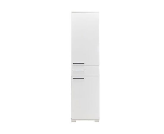 Ντουλάπα Chad pakoworld με συρτάρια λευκό gloss 45x40x188εκ - ΟΡΓΑΝΩΣΗ ΣΠΙΤΙΟΥ στο Milonadakis.gr