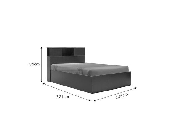 Κρεβάτι μονό OLYMPUS pakoworld σε χρώμα wenge 120x200εκ - ΚΡΕΒΑΤΙΑ στο Milonadakis.gr