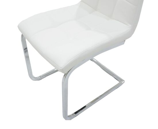 Καρέκλα Darrell pakoworld pu λευκό-βάση χρωμίου 42x49x106εκ - ΚΑΡΕΚΛΕΣ - ΠΟΛΥΘΡΟΝΕΣ ΕΣ. στο Milonadakis.gr