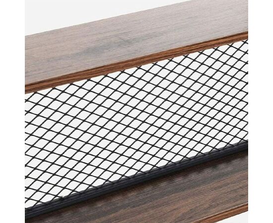 Βιβλιοθήκη Fifer pakoworld καρυδί-μαύρο 120x27x185εκ - ΒΙΒΛΙΟΘΗΚΕΣ στο Milonadakis.gr