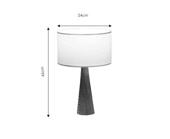 Επιτραπέζιο φωτιστικό Kalito pakoworld ivory-καφέ Φ24x45εκ - ΕΠΙΤΡΑΠΕΖΙΑ ΦΩΤΙΣΤΙΚΑ στο Milonadakis.gr