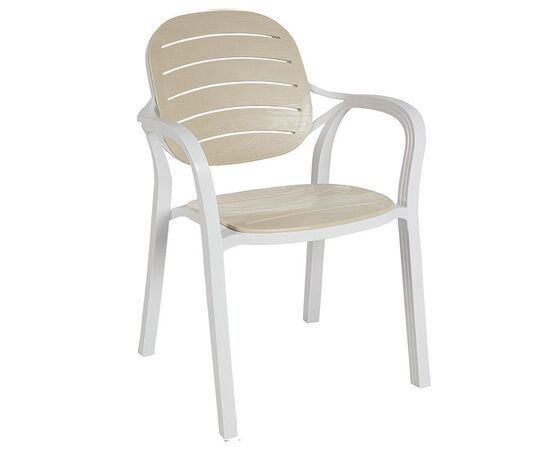 Τραπεζαρία κήπου Groovy-Gentle pakoworld σετ 5τεμ PP λευκό-cappuccino 80x80x74,5εκ - ΣΕΤ ΤΡΑΠΕΖΑΡΙΕΣ στο Milonadakis.gr
