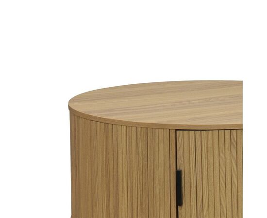 Τραπέζι σαλονιού Scandi pakoworld MDF φυσικό Φ80x35.5εκ - ΤΡΑΠΕΖΑΚΙΑ ΣΑΛΟΝΙΟΥ στο Milonadakis.gr