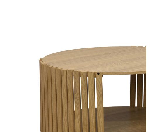 Τραπέζι σαλονιού Heavenly pakoworld MDF φυσικό Φ83x38εκ - ΤΡΑΠΕΖΑΚΙΑ ΣΑΛΟΝΙΟΥ στο Milonadakis.gr