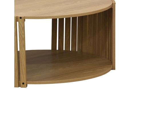 Τραπέζι σαλονιού Heavenly pakoworld MDF φυσικό Φ83x38εκ - ΤΡΑΠΕΖΑΚΙΑ ΣΑΛΟΝΙΟΥ στο Milonadakis.gr