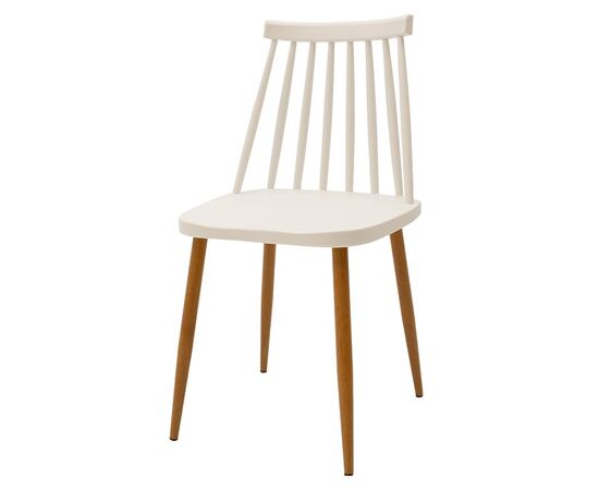Καρέκλα Aurora pakoworld PP λευκό-φυσικό πόδι 43x48x79εκ. - ΚΑΡΕΚΛΕΣ - ΠΟΛΥΘΡΟΝΕΣ ΕΣ. στο Milonadakis.gr