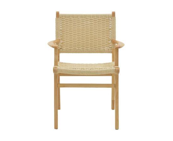 Πολυθρόνα Olivier pakoworld ξύλο οξιάς φυσικό-έδρα φυσικό σχοινί 62x60x85εκ - ΚΑΡΕΚΛΕΣ - ΠΟΛΥΘΡΟΝΕΣ στο Milonadakis.gr