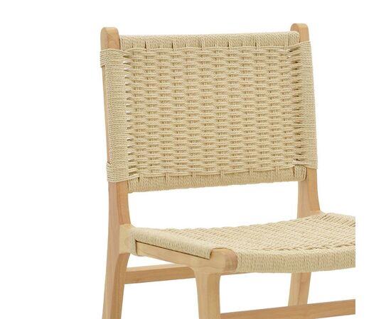 Καρέκλα Julien pakoworld rubberwood φυσικό-έδρα φυσικό σχοινί 61x54x85εκ - ΚΑΡΕΚΛΕΣ - ΠΟΛΥΘΡΟΝΕΣ ΕΣ. στο Milonadakis.gr