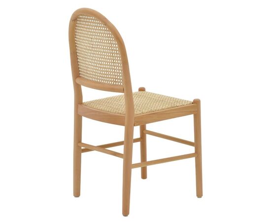 Καρέκλα Alessia pakoworld ξύλο οξιάς-rattan φυσικό 43x40x89εκ - ΚΑΡΕΚΛΕΣ - ΠΟΛΥΘΡΟΝΕΣ ΕΣ. στο Milonadakis.gr