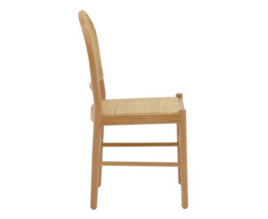 Καρέκλα Alessia pakoworld ξύλο οξιάς-rattan φυσικό 43x40x89εκ - ΚΑΡΕΚΛΕΣ - ΠΟΛΥΘΡΟΝΕΣ ΕΣ. στο Milonadakis.gr