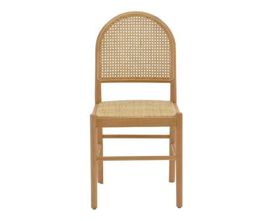 Καρέκλα Alessia pakoworld ξύλο οξιάς-rattan φυσικό 43x40x89εκ - ΚΑΡΕΚΛΕΣ - ΠΟΛΥΘΡΟΝΕΣ ΕΣ. στο Milonadakis.gr