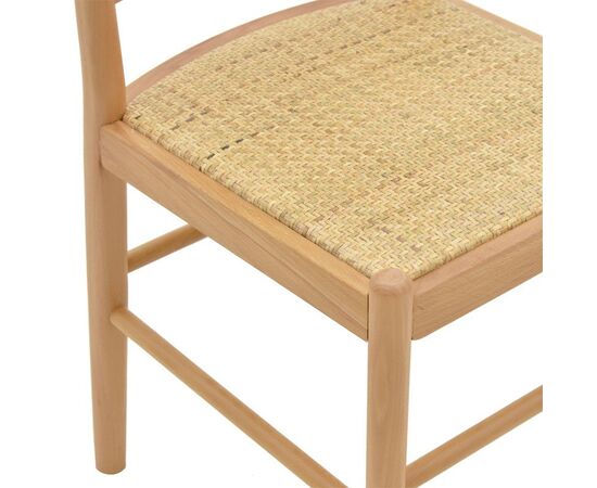 Καρέκλα Alessia pakoworld ξύλο οξιάς-rattan φυσικό 43x40x89εκ - ΚΑΡΕΚΛΕΣ - ΠΟΛΥΘΡΟΝΕΣ ΕΣ. στο Milonadakis.gr
