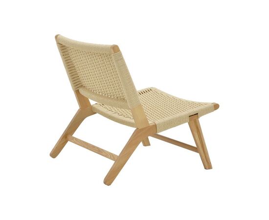 Πολυθρόνα Filippo pakoworld ξύλο οξιάς φυσικό-έδρα χρώμα φυσικό σχοινί 68x69x74εκ - ΚΑΡΕΚΛΕΣ - ΠΟΛΥΘΡΟΝΕΣ ΕΣ. στο Milonadakis.gr
