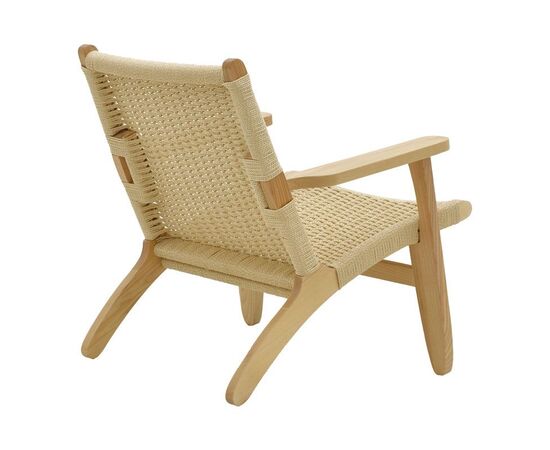 Πολυθρόνα Chiara pakoworld ξύλο οξιάς φυσικό-έδρα φυσικό σχοινί 70x68x75εκ - ΚΑΡΕΚΛΕΣ - ΠΟΛΥΘΡΟΝΕΣ ΕΣ. στο Milonadakis.gr