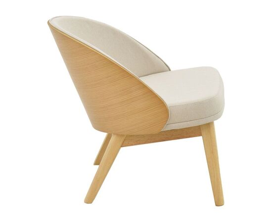 Καρέκλα Sarian pakoworld μπεζ ύφασμα-rubberwood φυσικό πόδι 69,5x71x70.5εκ - ΚΑΡΕΚΛΕΣ - ΠΟΛΥΘΡΟΝΕΣ ΕΣ. στο Milonadakis.gr