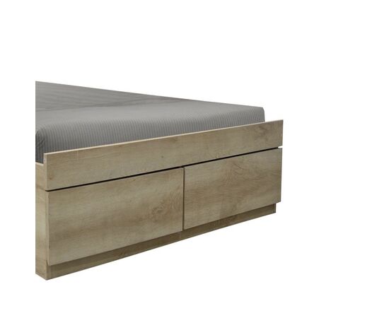Κρεβάτι μονό Nalos pakoworld με συρτάρι castillo-oak 100x200εκ - ΚΡΕΒΑΤΙΑ στο Milonadakis.gr
