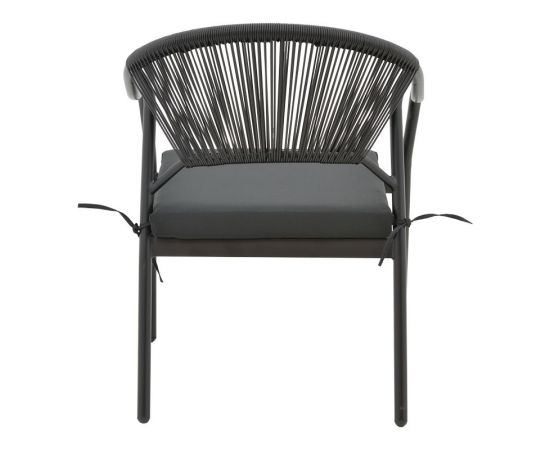 Πολυθρόνα Jerqui pakoworld wicker rattan μαύρο-μεταλλικό μαύρο πόδι-μαύρο μαξιλάρι 60x64x78εκ - ΚΑΡΕΚΛΕΣ - ΠΟΛΥΘΡΟΝΕΣ στο Milonadakis.gr