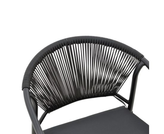 Πολυθρόνα Jerqui pakoworld wicker rattan μαύρο-μεταλλικό μαύρο πόδι-μαύρο μαξιλάρι 60x64x78εκ - ΚΑΡΕΚΛΕΣ - ΠΟΛΥΘΡΟΝΕΣ στο Milonadakis.gr