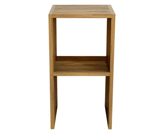 Βοηθητικό τραπέζι Leofric pakoworld μελαμίνης oak 30x30x60εκ - ΒΟΗΘΗΤΙΚΑ ΤΡΑΠΕΖΑΚΙΑ στο Milonadakis.gr