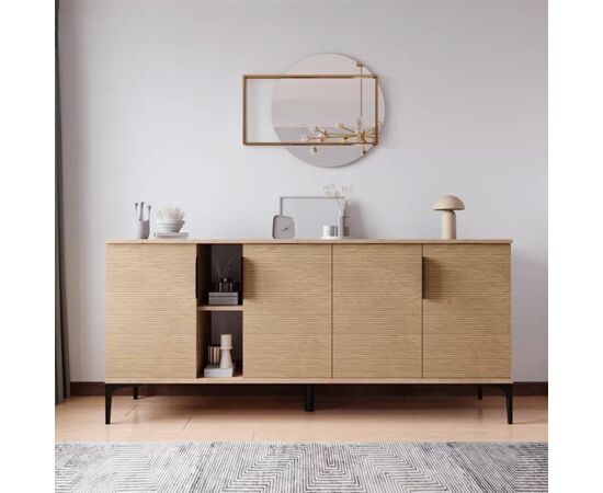 Μπουφές Tajesy pakoworld μελαμίνης oak 180x40x78εκ - ΜΠΟΥΦΕΔΕΣ-ΚΟΝΣΟΛΕΣ στο Milonadakis.gr
