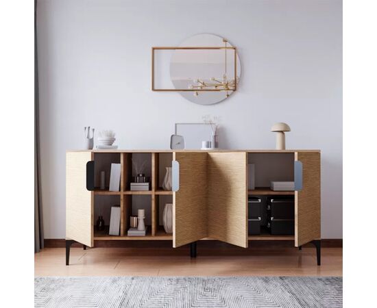 Μπουφές Tajesy pakoworld μελαμίνης oak 180x40x78εκ - ΜΠΟΥΦΕΔΕΣ-ΚΟΝΣΟΛΕΣ στο Milonadakis.gr
