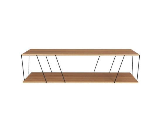 Τραπέζι σαλονιού Tars pakoworld sonoma-μαύρο 120x50x30εκ - ΤΡΑΠΕΖΑΚΙΑ ΣΑΛΟΝΙΟΥ στο Milonadakis.gr
