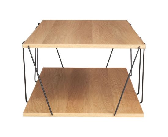 Τραπέζι σαλονιού Tars pakoworld sonoma-μαύρο 120x50x30εκ - ΤΡΑΠΕΖΑΚΙΑ ΣΑΛΟΝΙΟΥ στο Milonadakis.gr