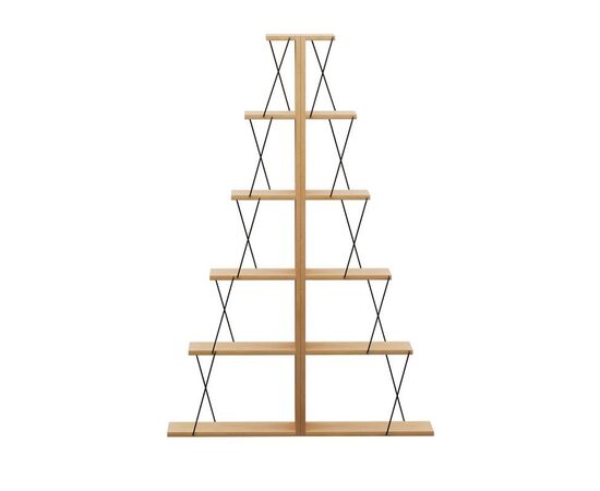 Βιβλιοθήκη mini Tars pakoworld sonoma-μαύρο 130x22x146εκ - ΒΙΒΛΙΟΘΗΚΕΣ στο Milonadakis.gr