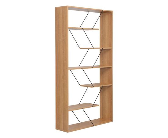 Βιβλιοθήκη Tars pakoworld sonoma-μαύρο 168x24x157εκ - ΒΙΒΛΙΟΘΗΚΕΣ στο Milonadakis.gr