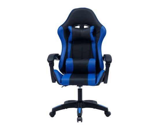 Καρέκλα γραφείου gaming William pakoworld PU μαύρο-μπλε - ΚΑΡΕΚΛΕΣ ΓΡΑΦΕΙΟΥ στο Milonadakis.gr