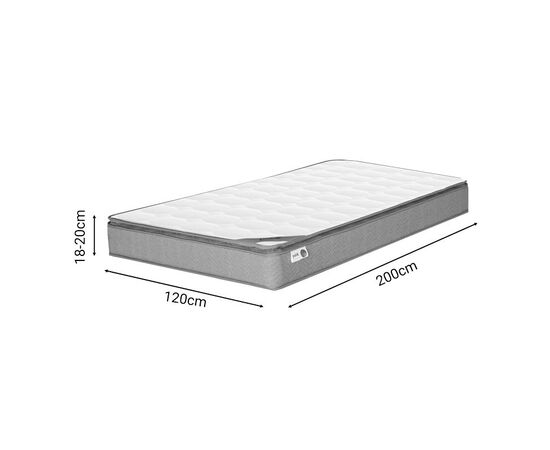 Στρώμα Perfecto pakoworld Continuous springs μονής όψης ανώστρωμα 18-20cm 120x200εκ - ΣΤΡΩΜΑΤΑ ΥΠΝΟΥ & ΣΟΜΙΕΔΕΣ στο Milonadakis.gr