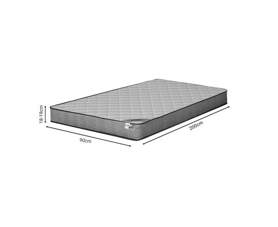 Στρώμα Frezio pakoworld pocket spring roll pack διπλής όψης 18-19cm 90x200εκ - POCKET SPRING στο Milonadakis.gr