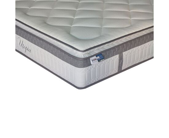 Στρώμα Utopia pakoworld pocket spring μονής όψης με ανώστρωμα 30-32cm 140x200εκ - POCKET SPRING στο Milonadakis.gr