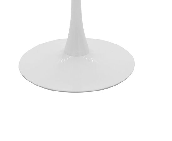 Τραπέζι Balou I pakoworld MDF λευκό μαρμάρου Φ120x75εκ - ΤΡΑΠΕΖΙΑ ΚΟΥΖΙΝΑΣ στο Milonadakis.gr