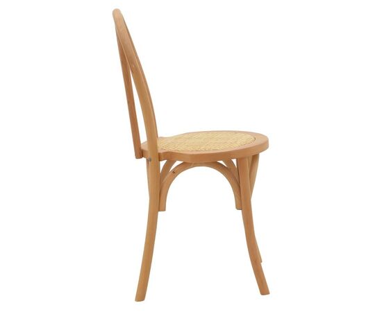 Καρέκλα Azhel pakoworld φυσικό ξύλο οξιάς-έδρα φυσικό rattan 41x50x89εκ - ΚΑΡΕΚΛΕΣ - ΠΟΛΥΘΡΟΝΕΣ ΕΣ. στο Milonadakis.gr